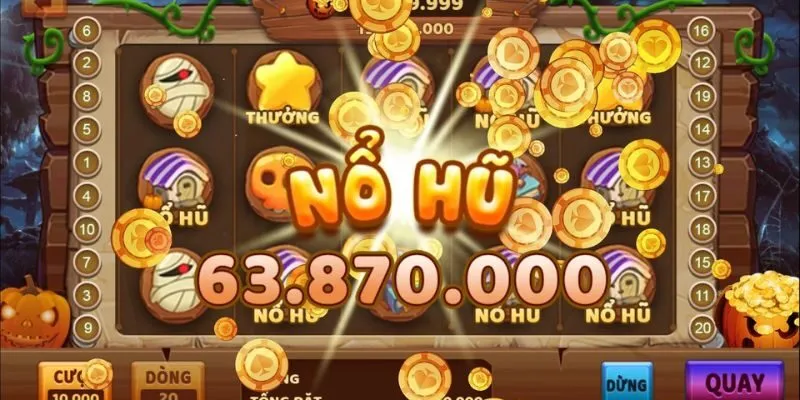 Sảnh slot machine nơi giải thưởng đang chờ đợi các bet thủ